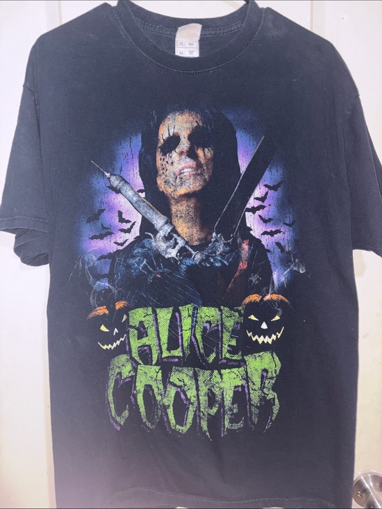 Fruit of the Loom Other - Black Alice Cooper Halloween Graphic Tee